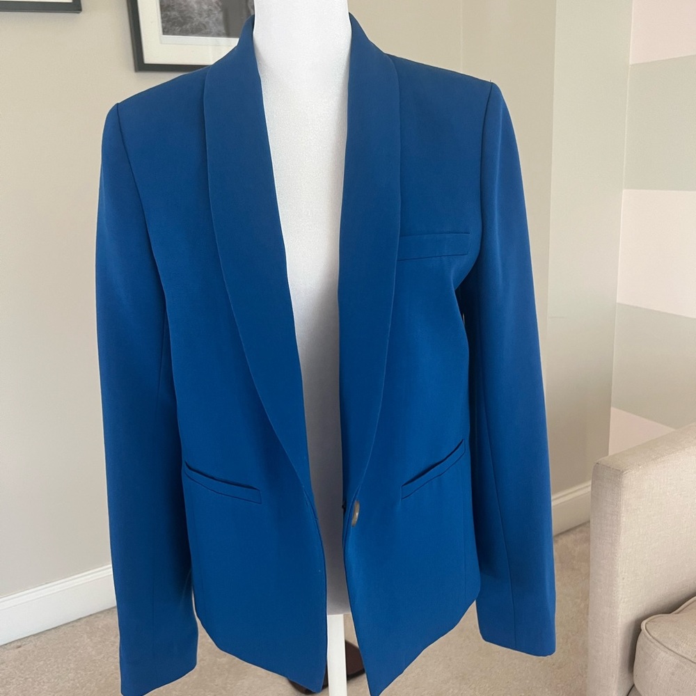 J. Crew Blue Wool Blazer 03902